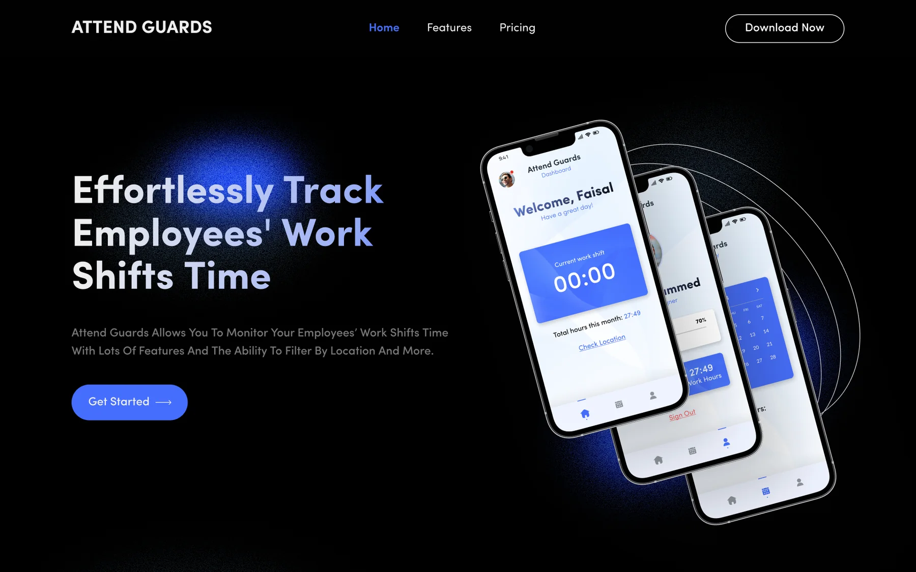 Attend Guards — UI/UX