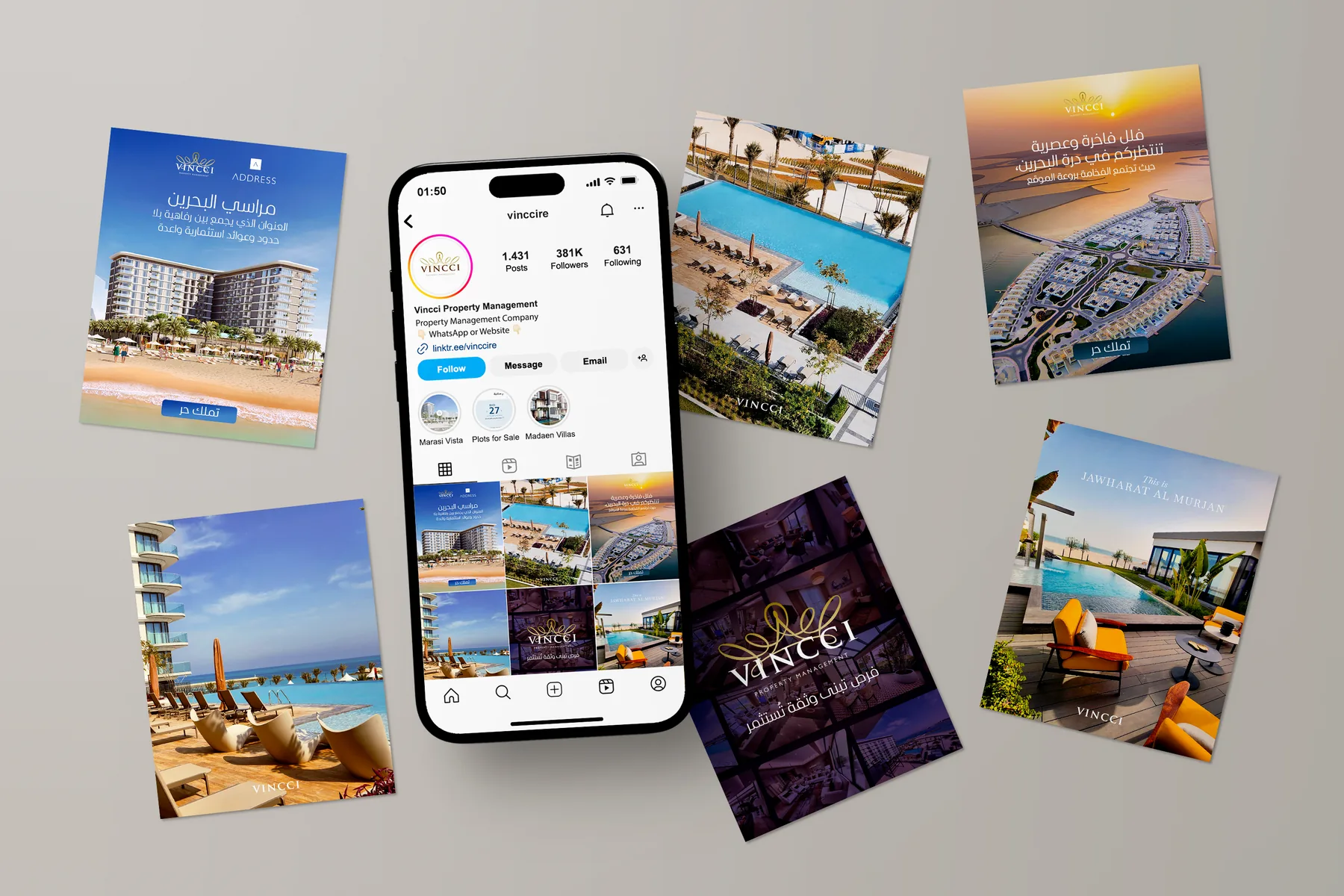 Vincci — Social